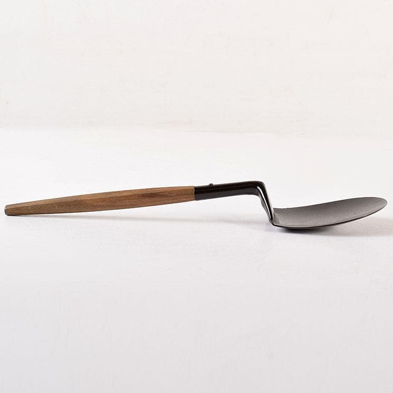 茶道具　金工師　木村清斎作　炉用灰匙　共箱　C　7118