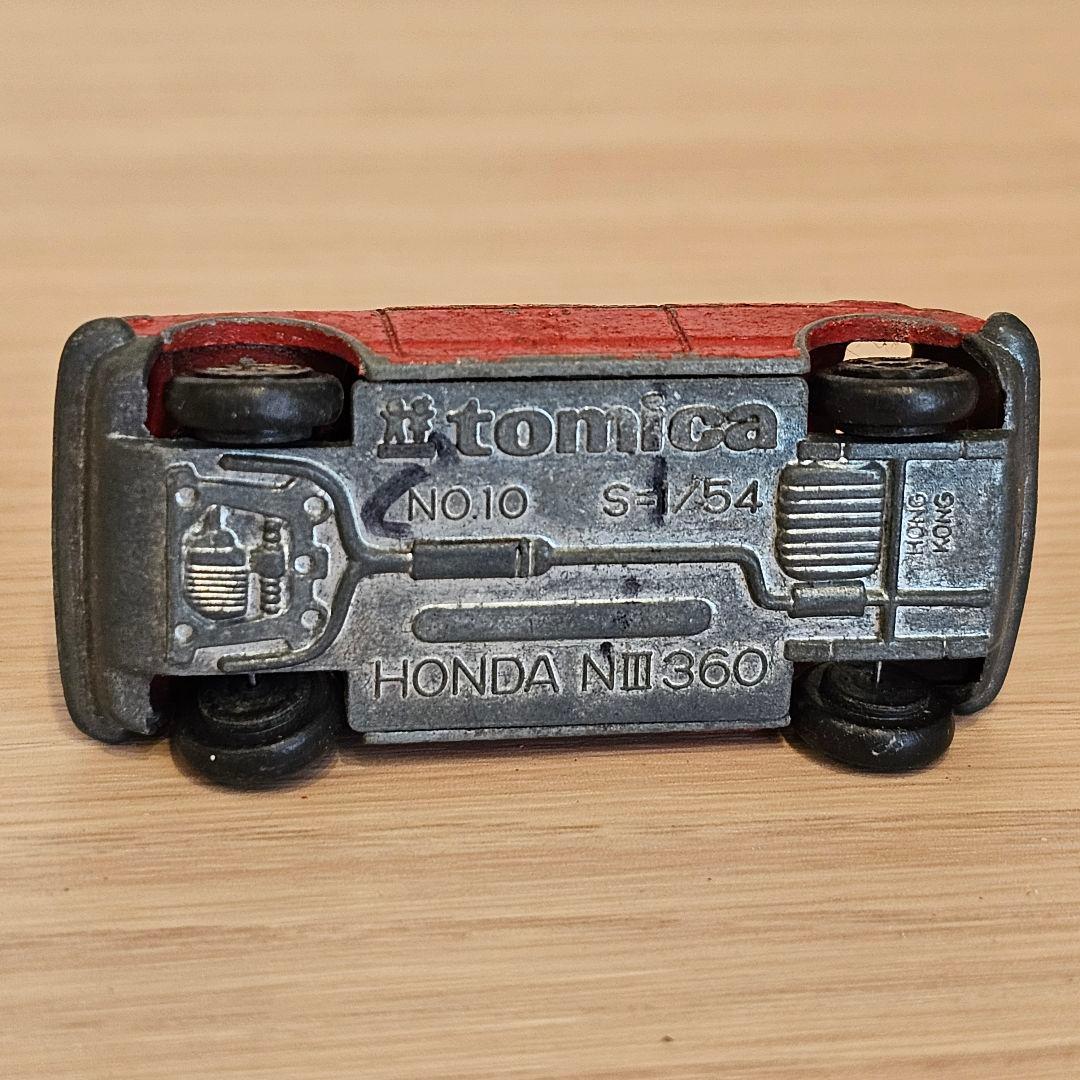 【トミカ】No.10 ホンダ NⅢ360 1Bホイール 香港トミカ 香港製