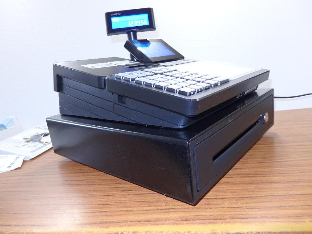9101 設定無料 SR-C550-EX-4S CASIO レジスター 軽減税率