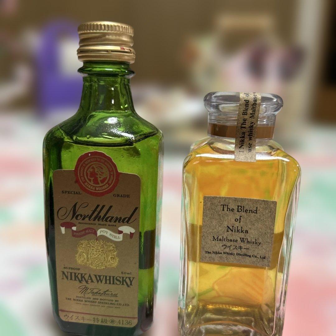 ニッカウイスキー 、ワイン、ミニボトル7本セット