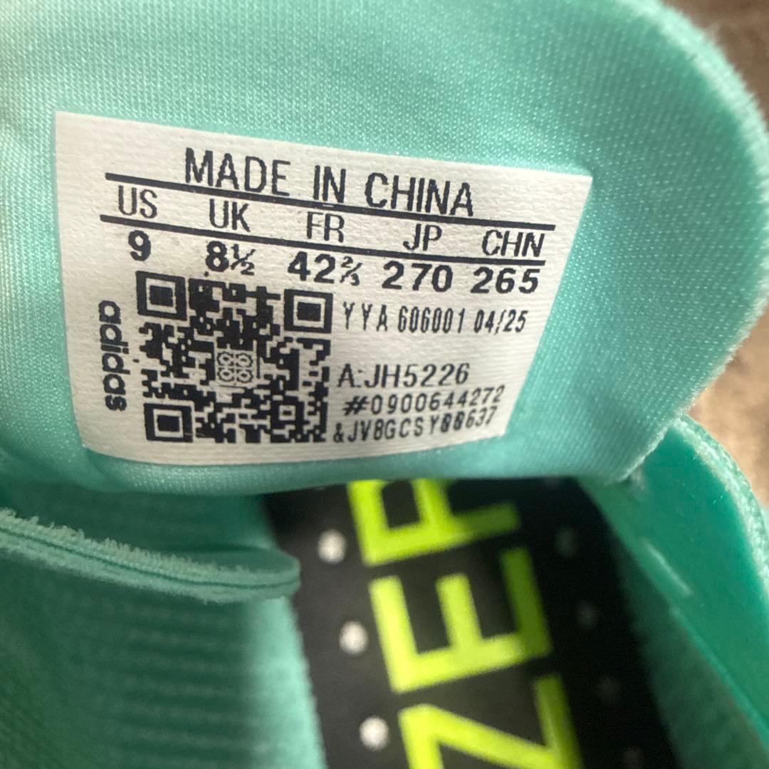 【美品】アディゼロ　フィネス　短距離スパイク　27.0cm