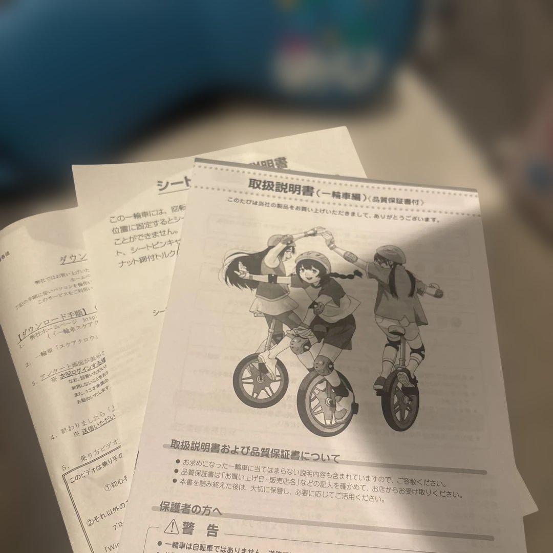 ブリヂストンスケアクロウ 子供用 一輪車 ライトブルー16インチ