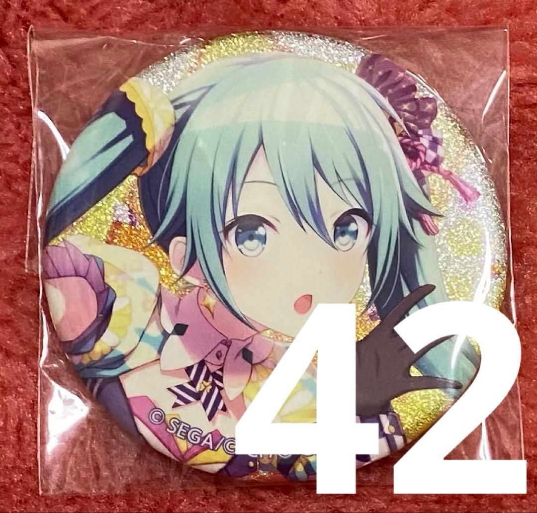 プロセカ 初音ミク モモミク グリッター缶バッジ グリ缶 vol.16A 16A