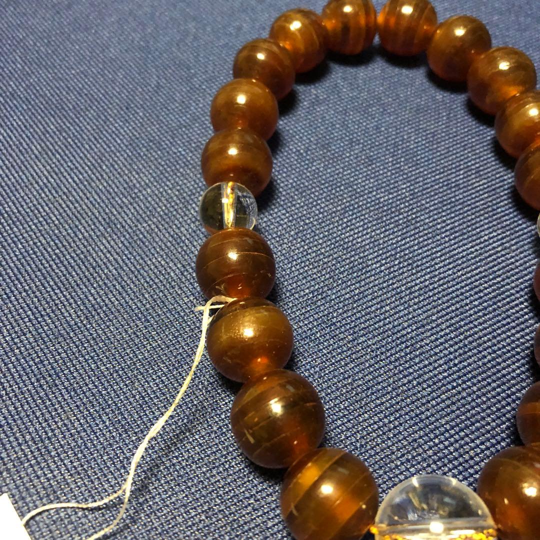 べっ甲　水晶　念珠