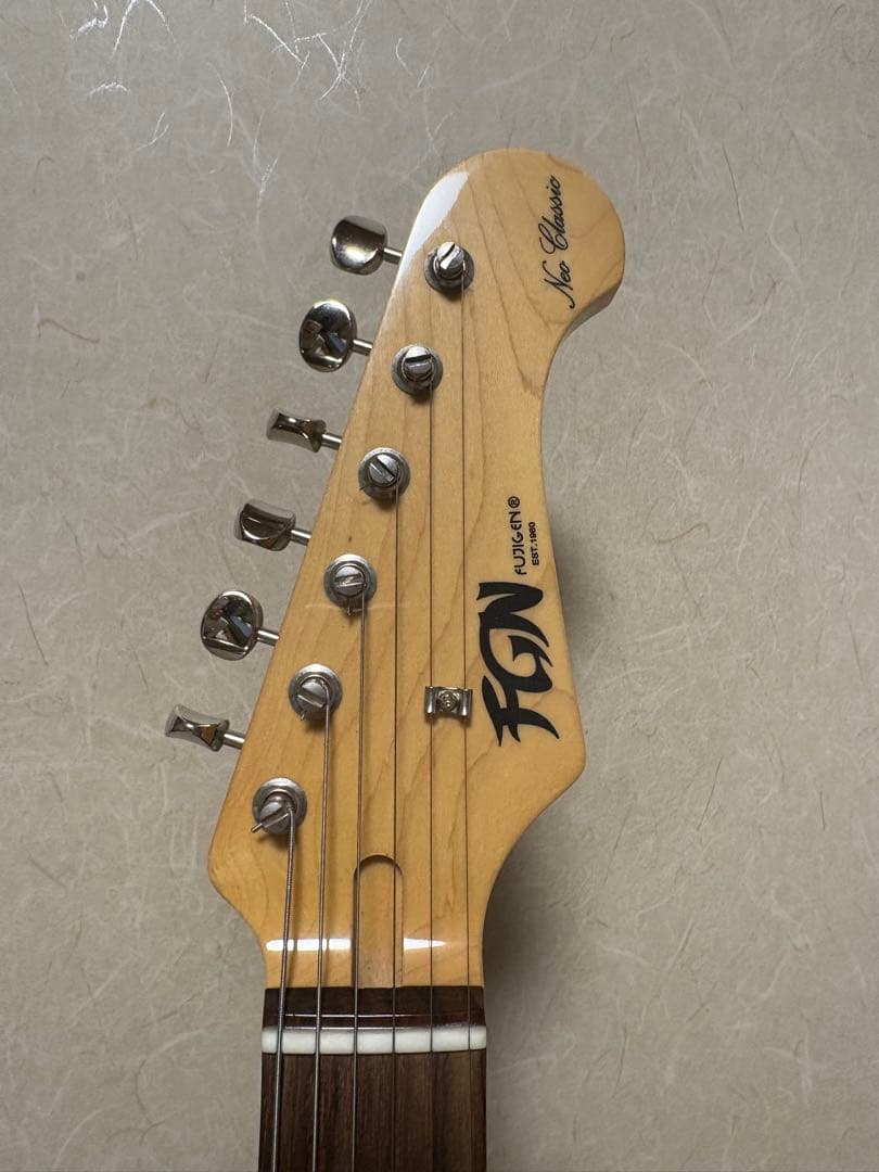 フジゲン NST120RAL-BK P90 2024年製 ストラト デスノート