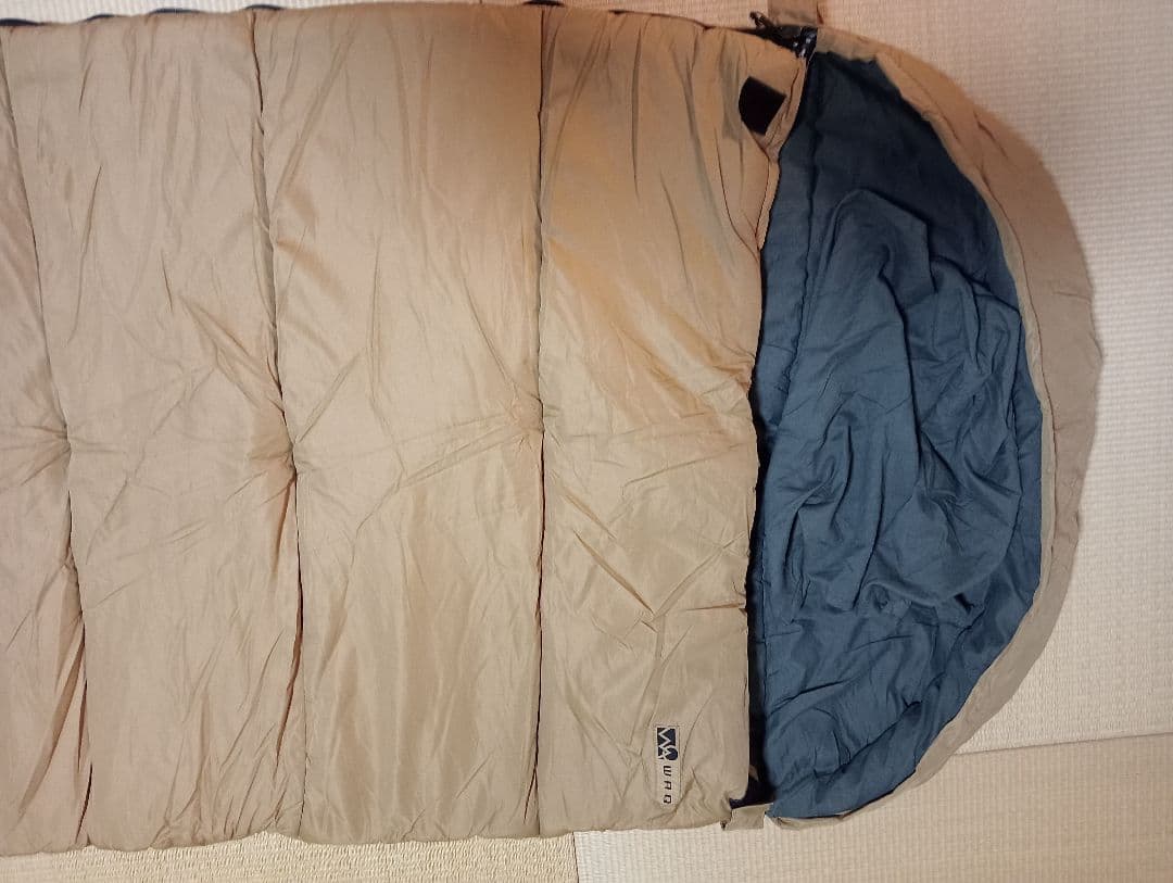 WAQ DD SLEEPINGBAG ファミリー 両開き 3シーズン快適使用0℃