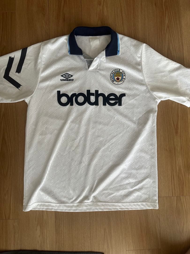 【希少/美品】91/93 UMBRO マンチェスターシティ サードユニフォーム