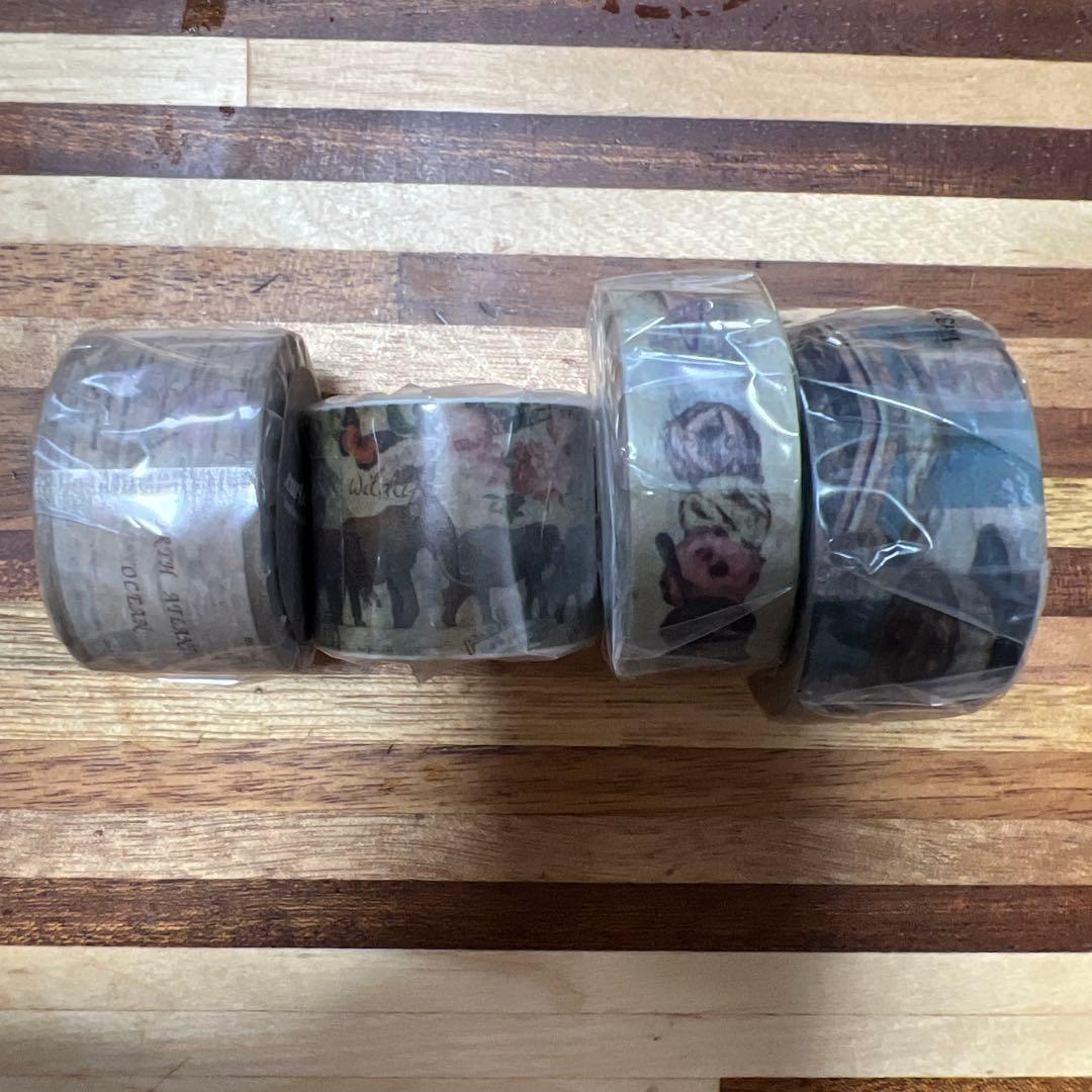 新品未開封 作家 マスキングテープ オカッパラバー frankenji