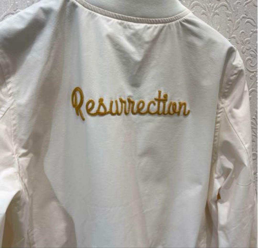 レザレクション　オフホワイトブルゾン ウィンドブレーカー