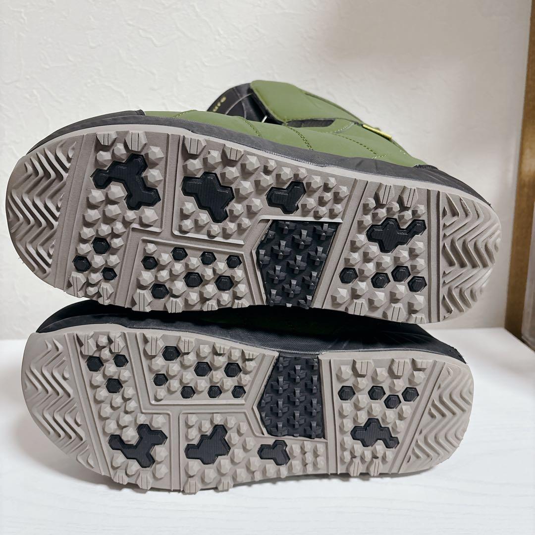 【美品】27.5 ARBN エアボーン スノーボードブーツ オリーブ×ブラック