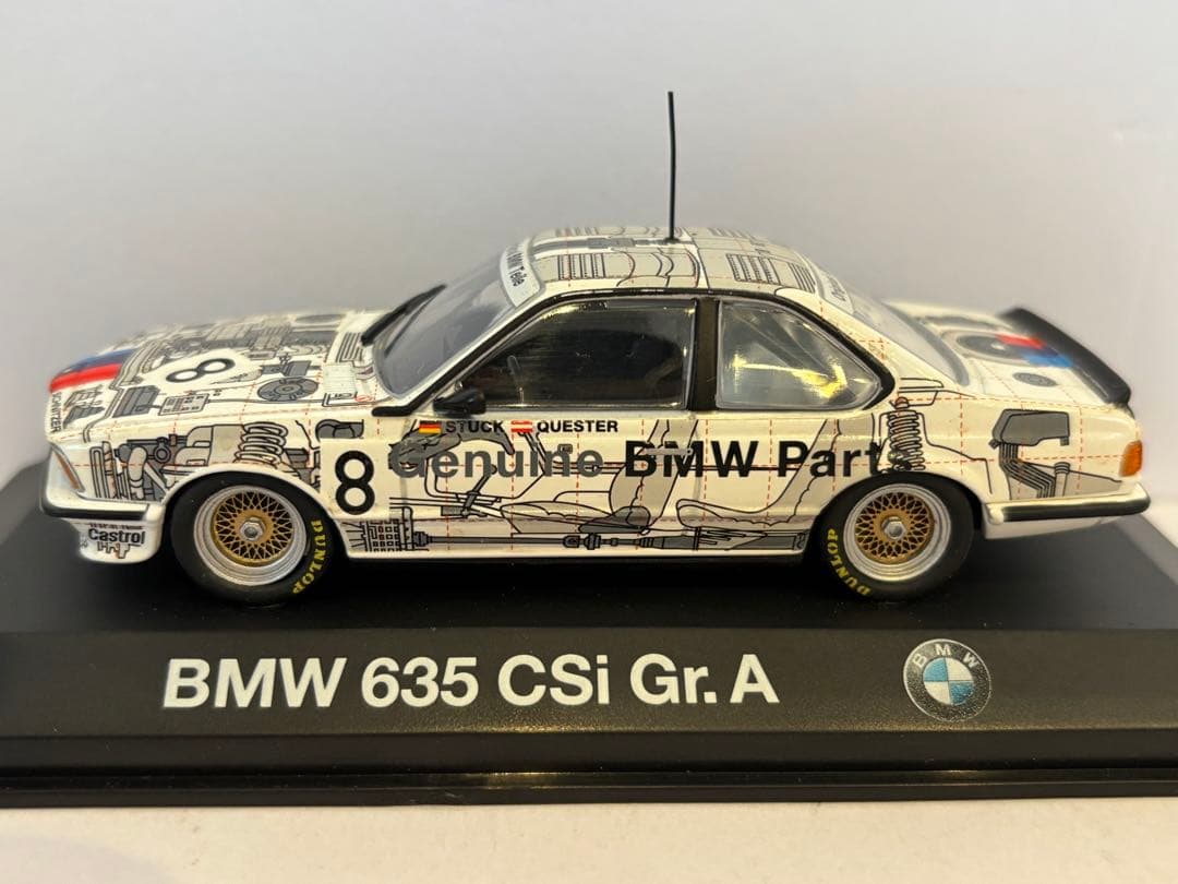  635CSi Gr.A ミニカー ディーラー別注 1/43