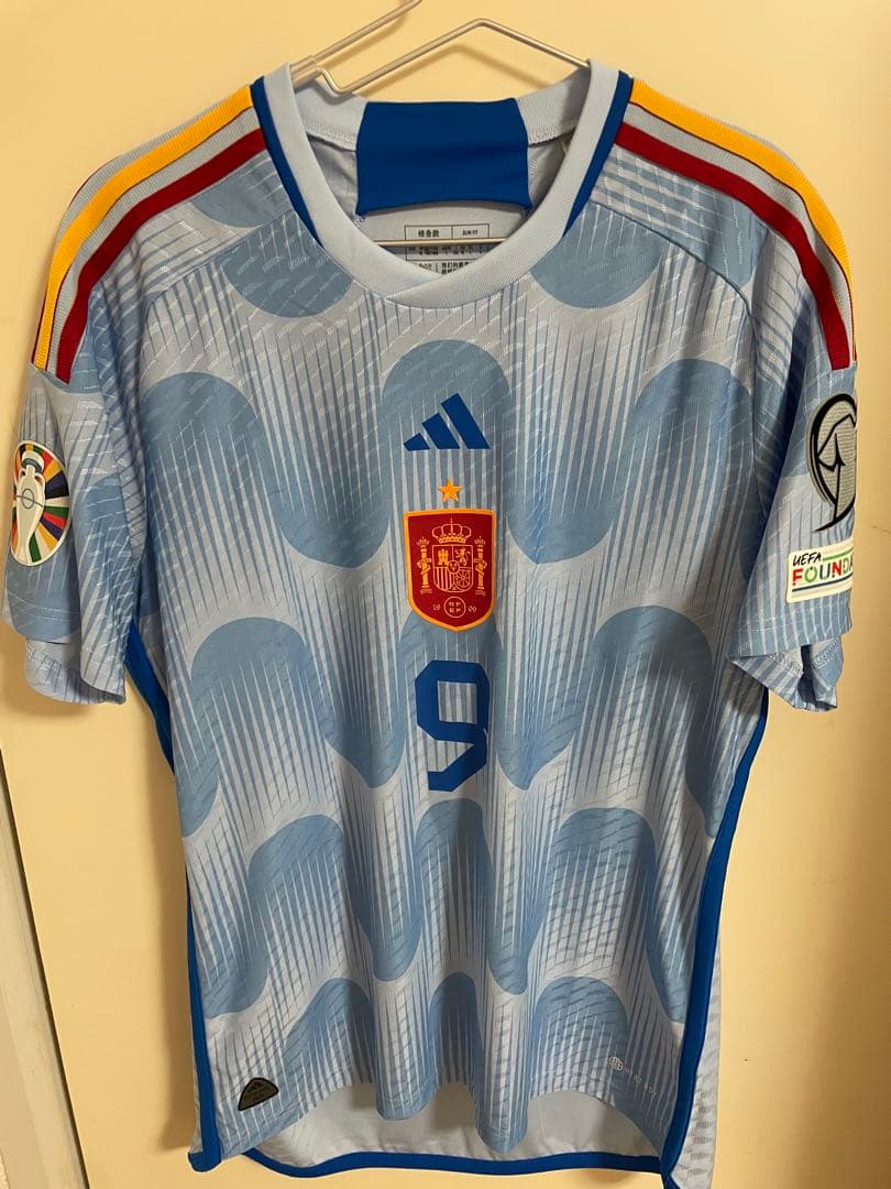 スペイン代表　ガビ　オーセンティック　ユニフォーム　EURO・NL仕様