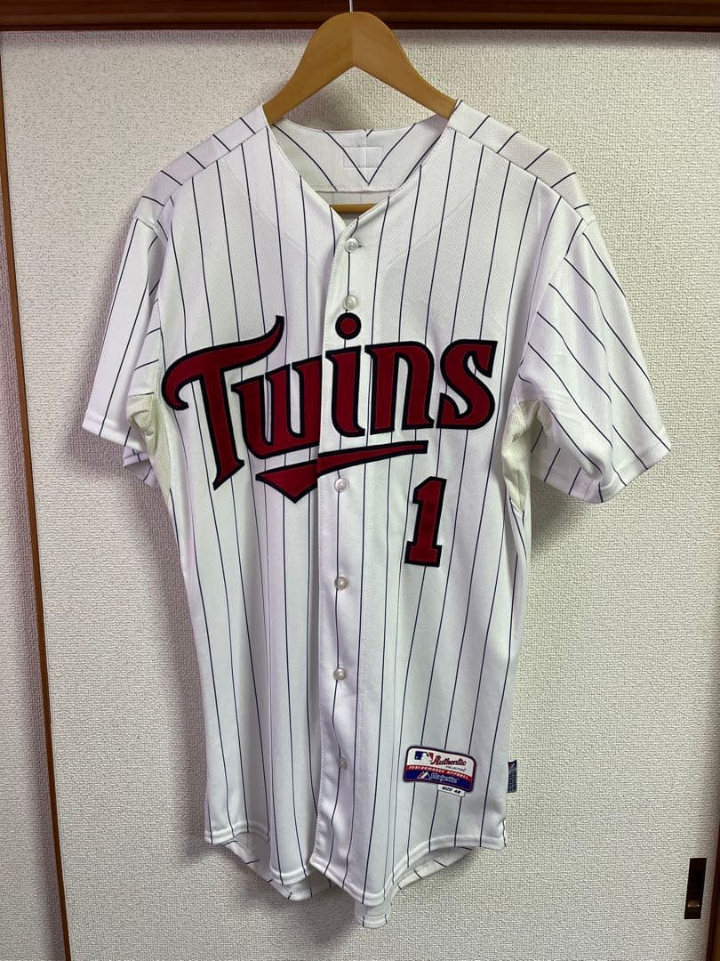 西岡剛　ツインズ　MLB ユニフォーム　オーセンティック　サイズ40