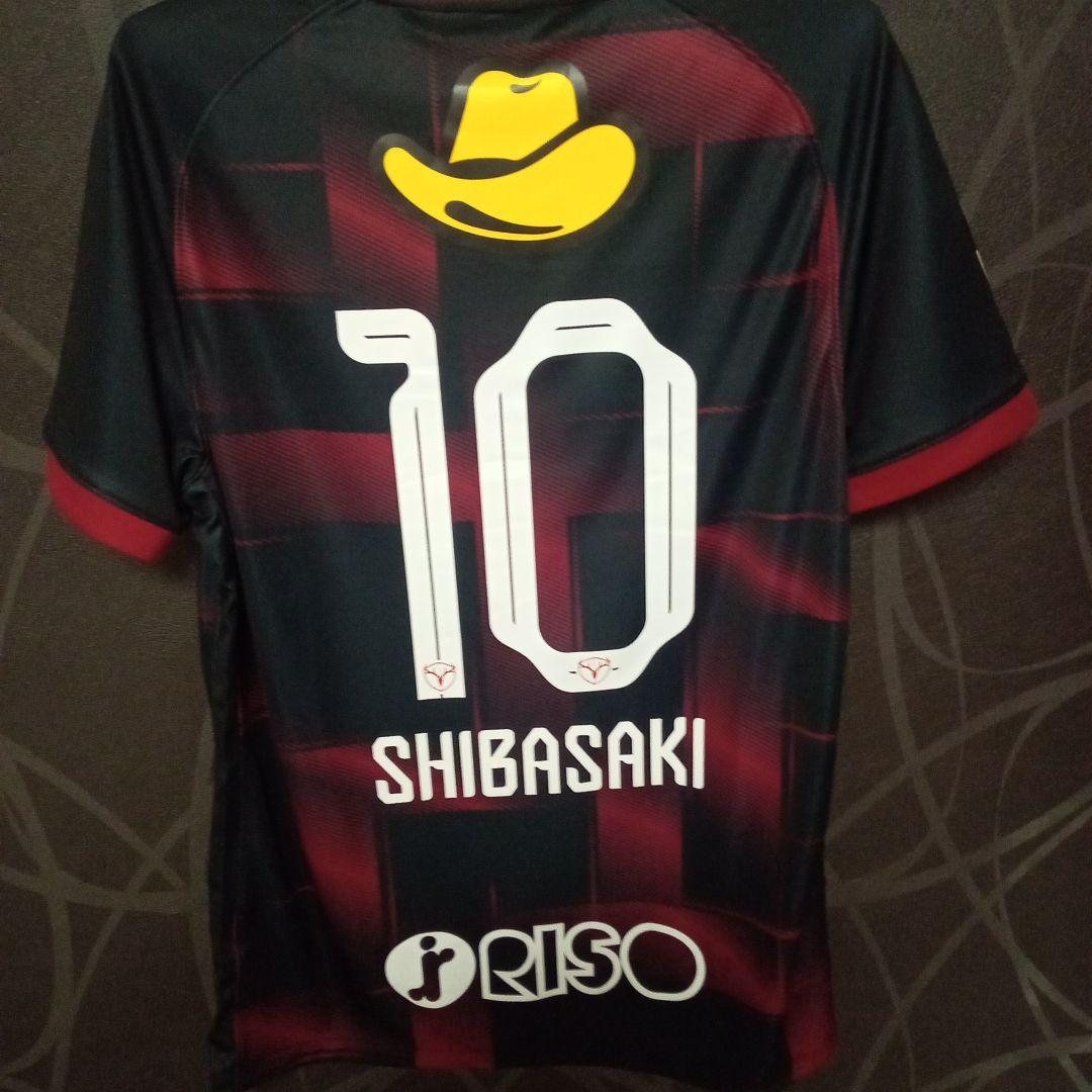 鹿島アントラーズ シャツ 10 SHIBASAKI　ｌ