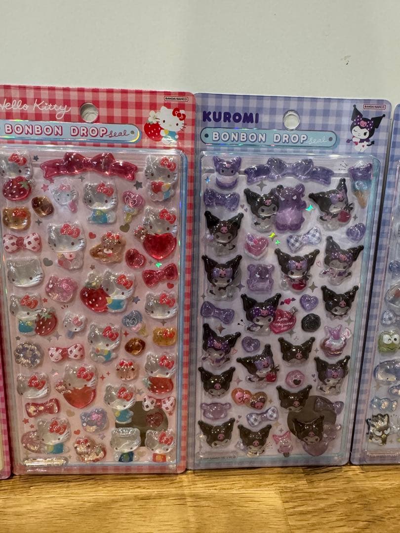 正規品 ボンボンドロップシール サンリオ 第二弾 5枚セット