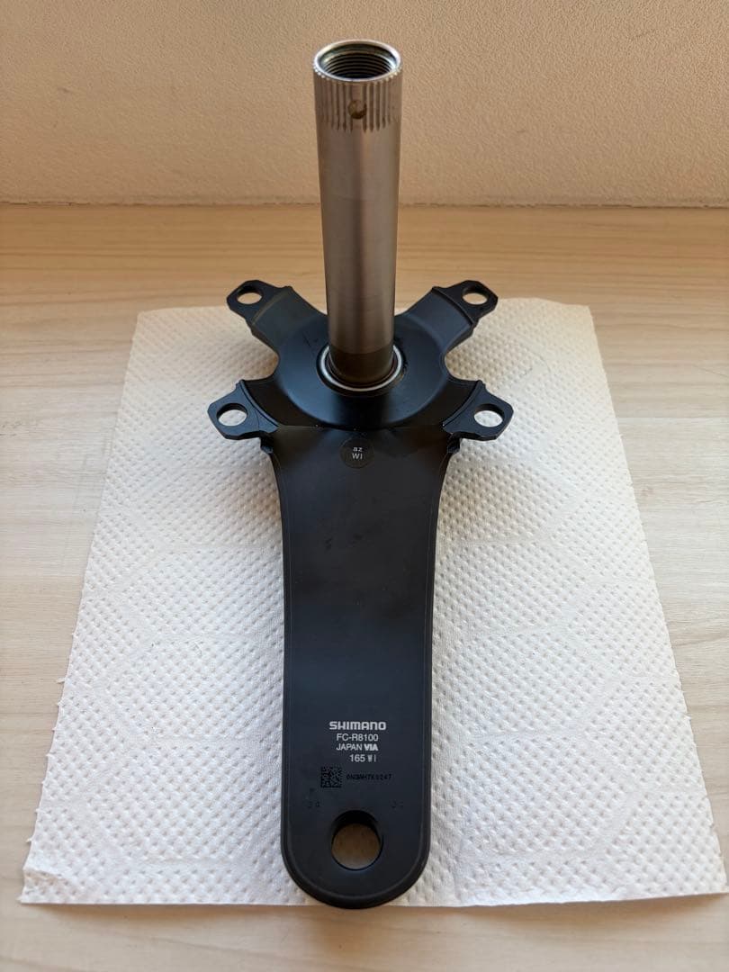 デ*ン様 【美品】SHIMANO シマノ FC-R8100 165mm クランク