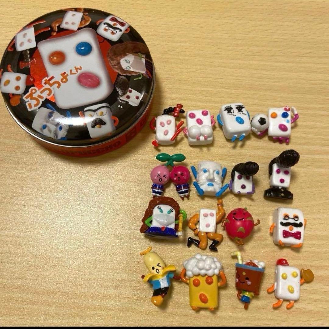 平成レトロ ぷっちょくん CMキャラクター 缶入りフィギア詰め合わせ