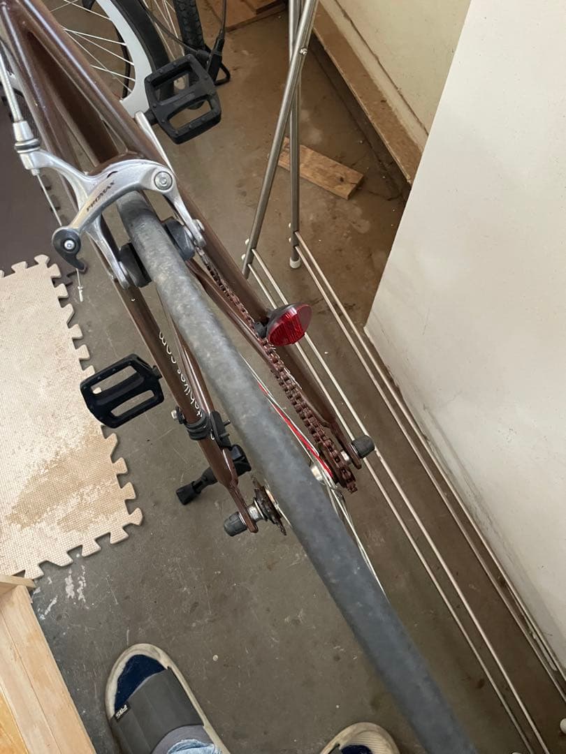 CREATE クロスバイク ブラウン/ホワイト