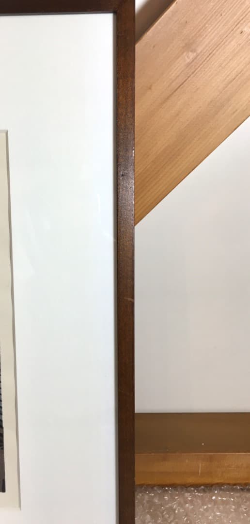 ○ 西嶋勝之「 下津井の屋並」木版画 39/500 直筆サイン 真作