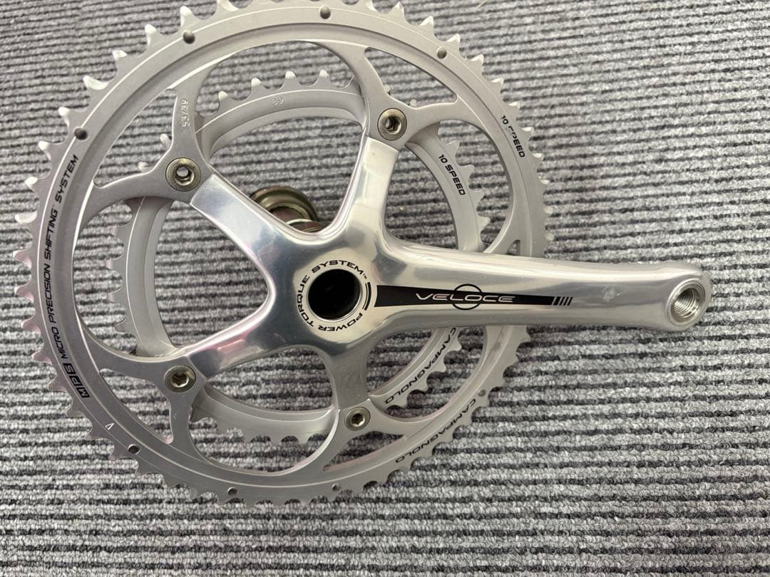 campagnolo veloce クランクセット　BB付き　53-33T