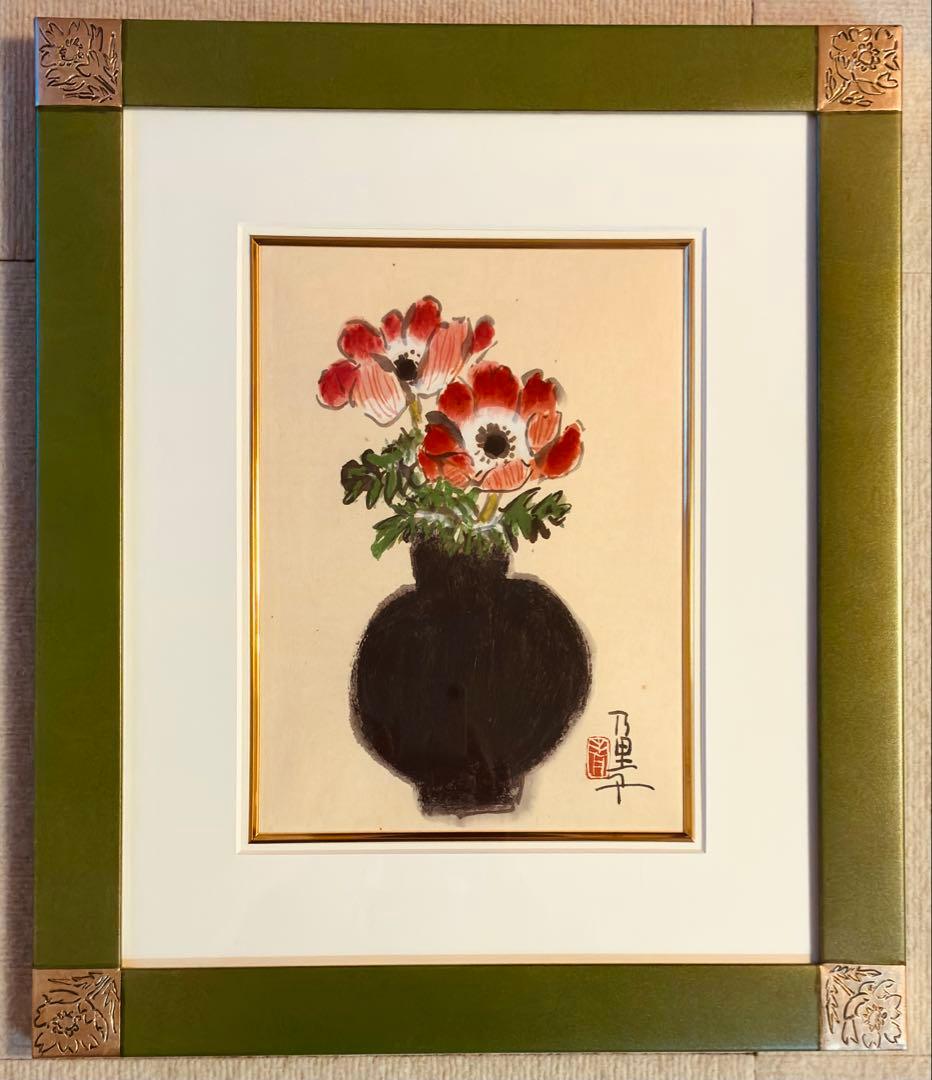 青木乃里子さんの原画 「アネモネ」 2010年