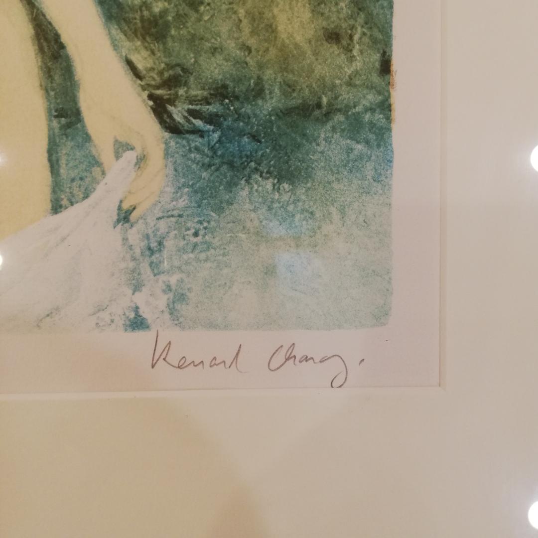 美品♠ベルナール・シャロワ　リトグラフ　裸婦　サイン入り