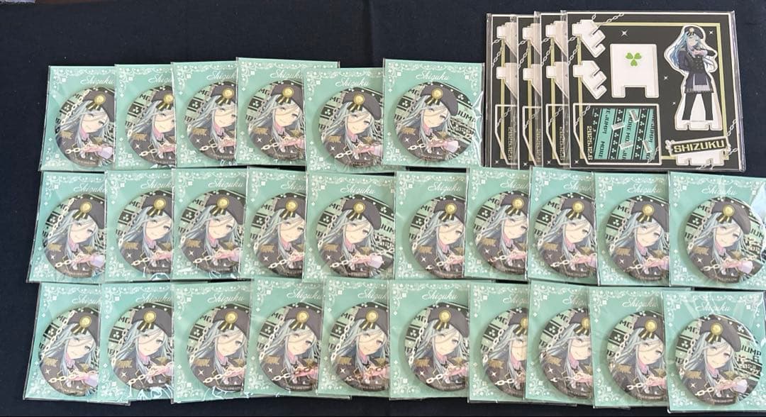 プロセカ　はぴこれ　日野森雫　缶バッジG賞 アクリルスタンドC賞