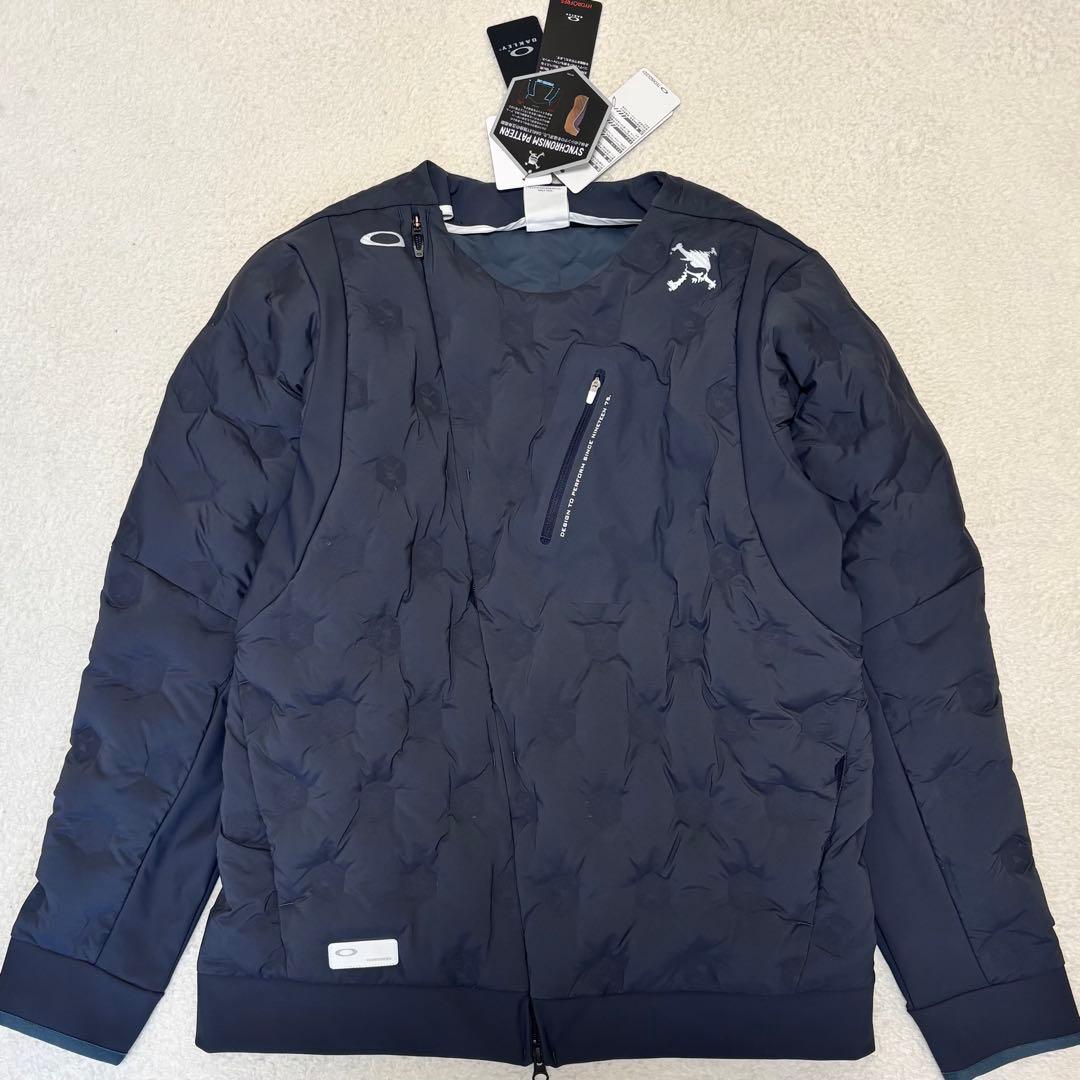 未使用品 オークリー ゴルフ 軽量 ストレッチ ダウンジャケット L