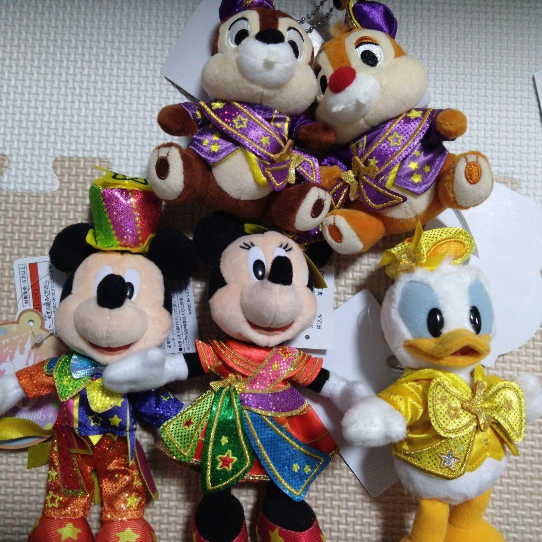 ディズニーランド40周年　ぬいぐるみバッジセット