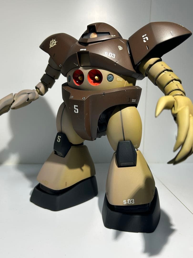 プラモデル　ガンプラ　模型　組立済　1/100 MG ゴッグ　全塗装完成品