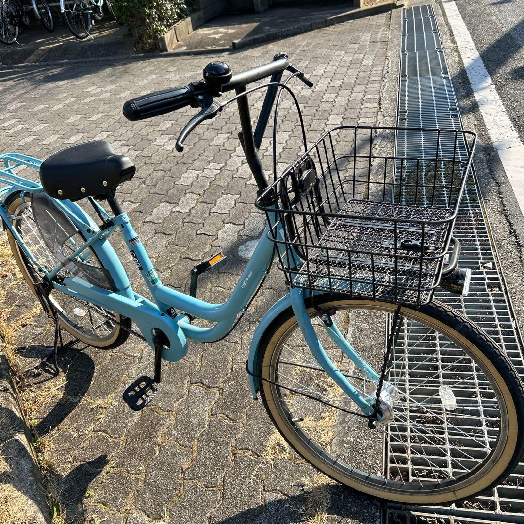 [あさひ]カーグバケット BAA-L 24変速なし オートライト シティサイクル