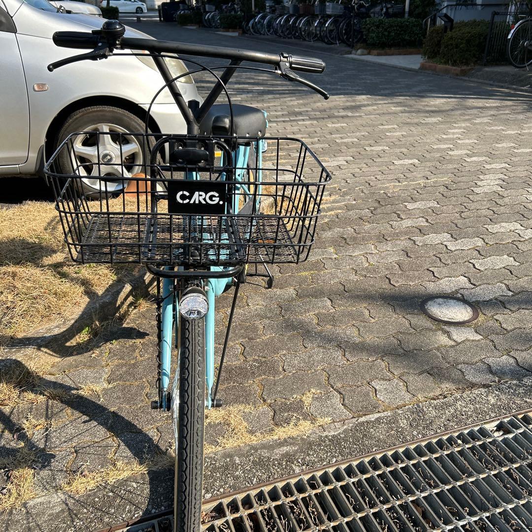 [あさひ]カーグバケット BAA-L 24変速なし オートライト シティサイクル