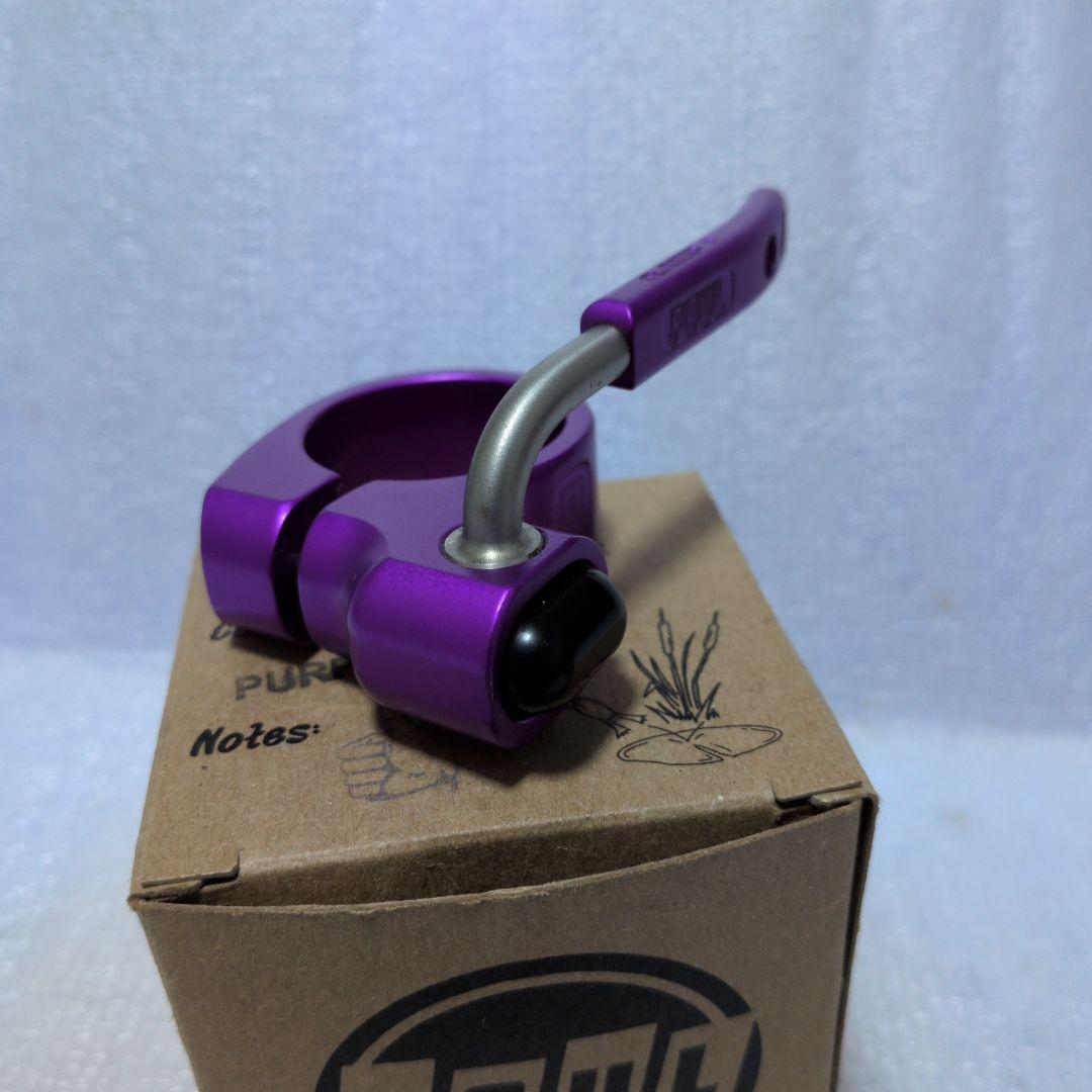 PAUL ポール31.8 QR シートクランプ パープル/ブラック