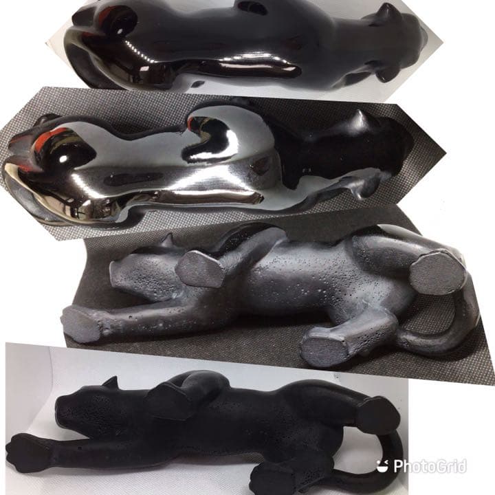 黒ヒョウ　ブラックパンサー　ドームフランス　ナンシー　開運　浄化　クリスタル