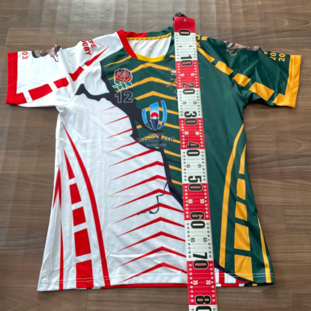 劇レア　ワールドカップ　アシックス　ラグビー　南アフリカ　イングランド　決勝戦