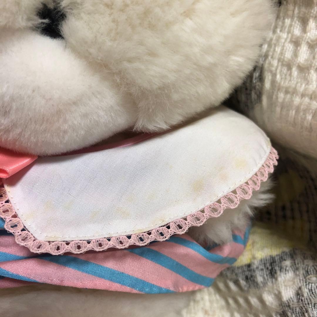 吉徳　クリーミー　昭和レトロ　初期タグ　当時の物　ウサギ＆ネコ　ぬいぐるみ　中古