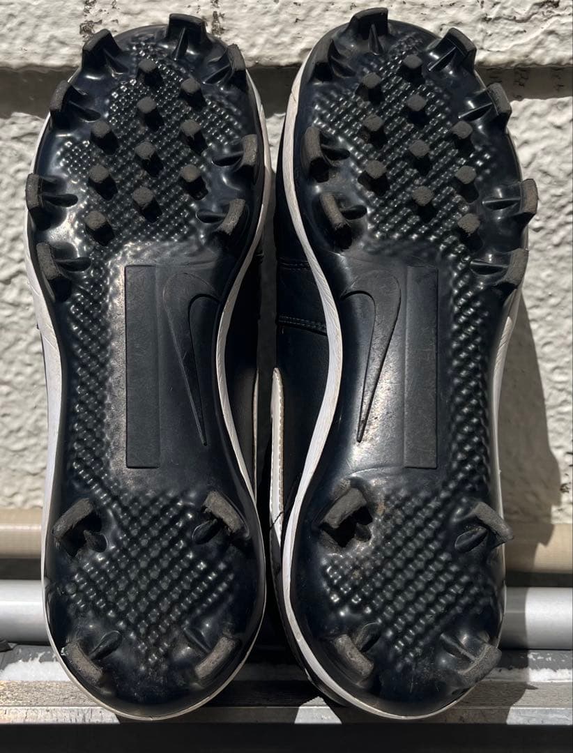 【日本未発売】Nike エアジョーダン1 スパイクシューズ ブラック【27cm】