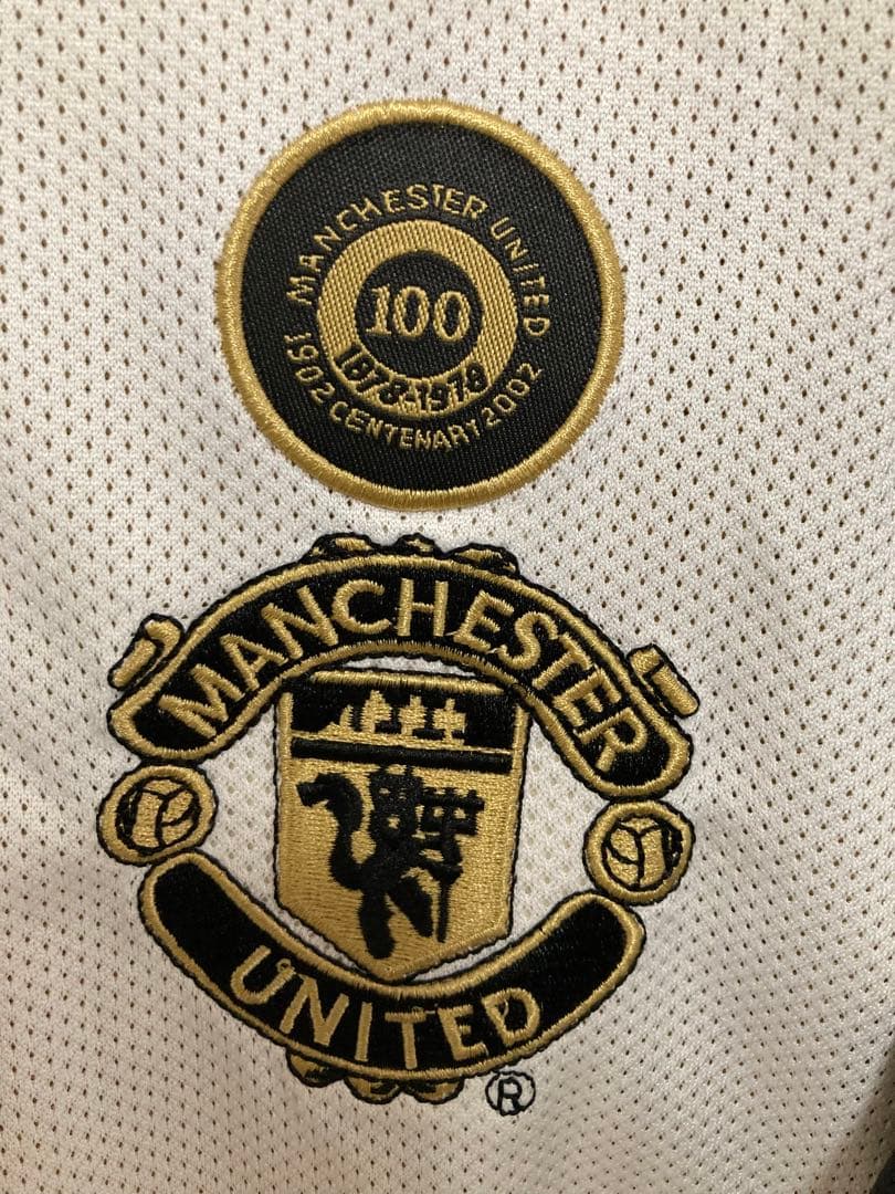 レア商品！02-03マンチェスターユナイテッド100周年 ベッカム ユニフォーム