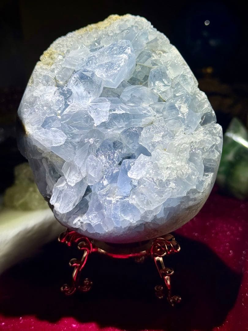 セレスタイト台座セット Select by Amulet〜天然石〜