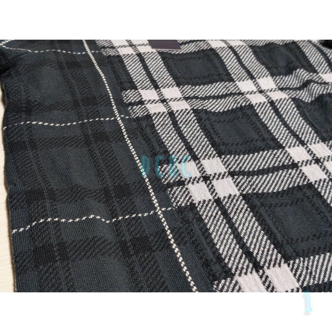 新品【サイズ1】【モノトーン】パーリーゲイツ ニットワンピース ゴルフ