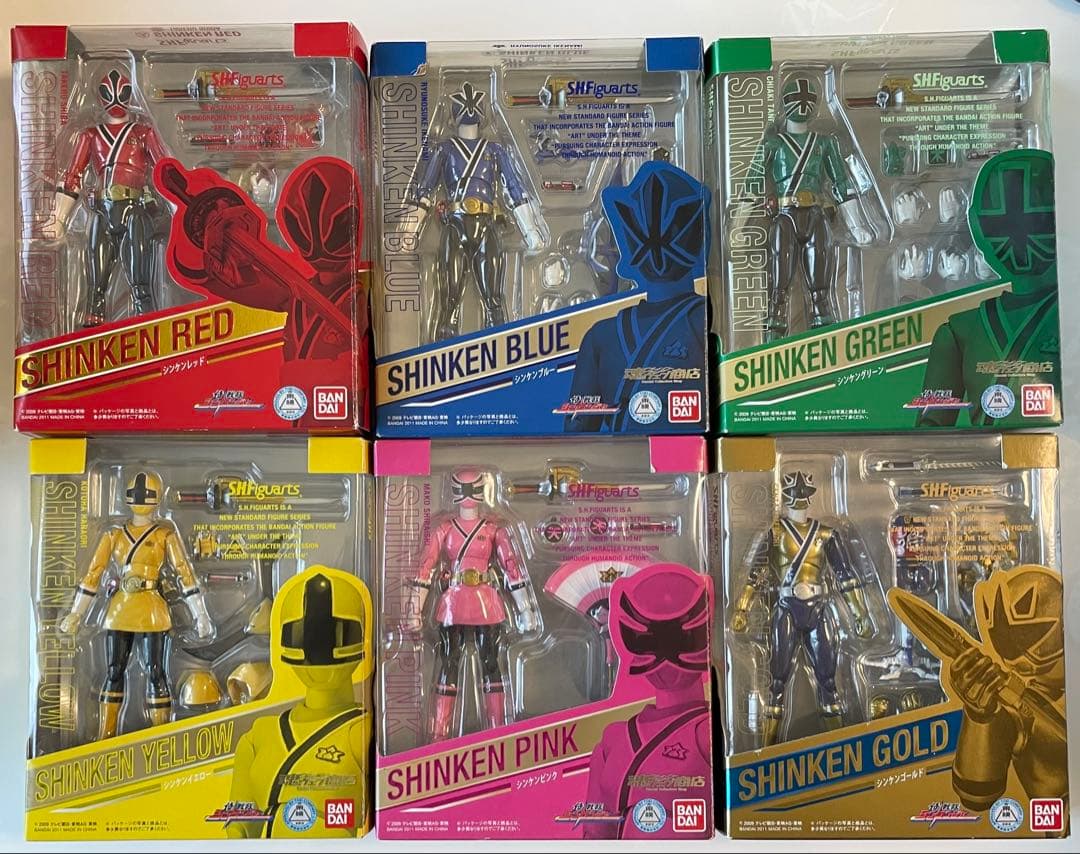 フィギュアーツ 侍戦隊シンケンジャー セット