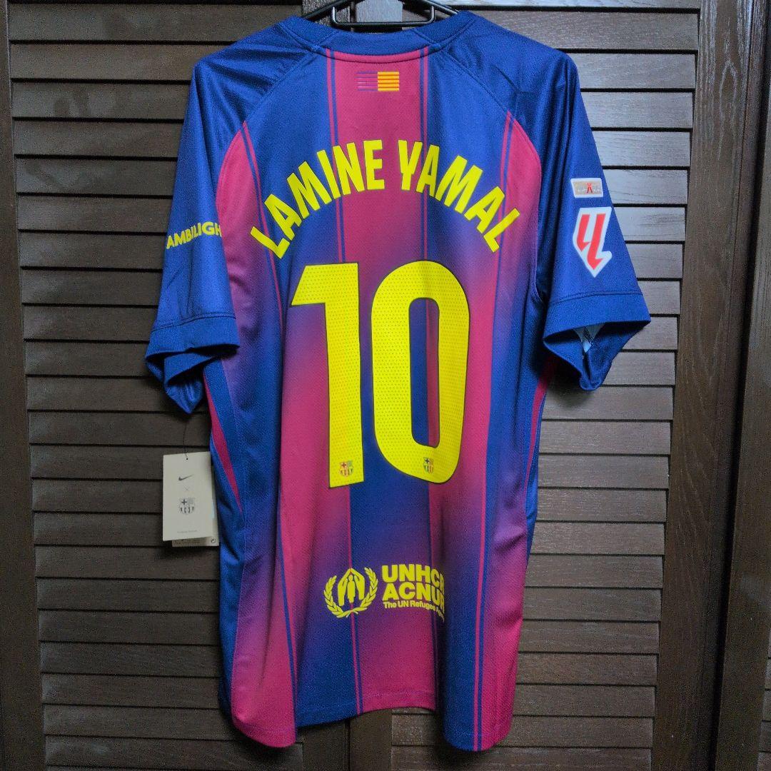 正規品【M】NIKE FCバルセロナ 25-26 ホーム 半袖 10番 ヤマル