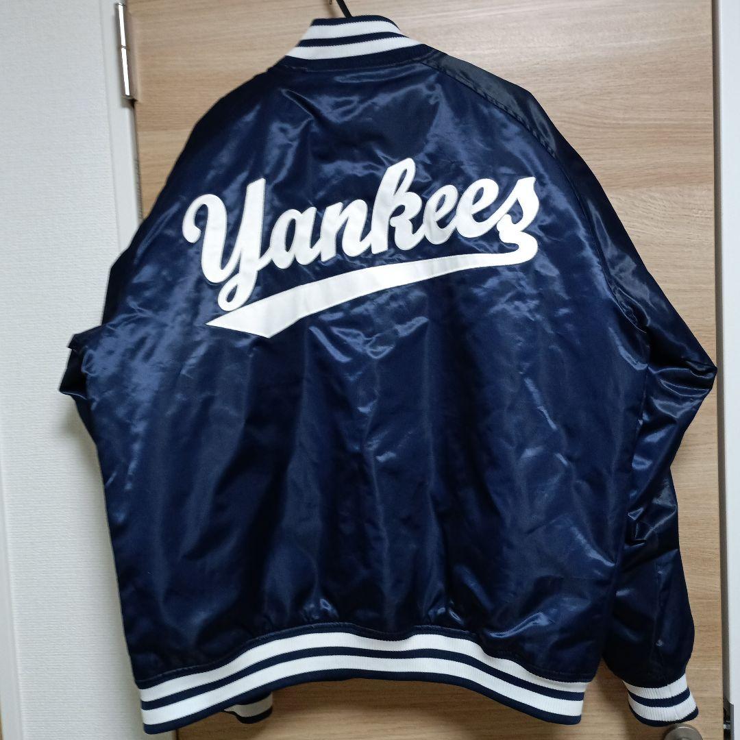 XL スタジャン ネイビー　ニューヨークヤンキース　ファナティクス