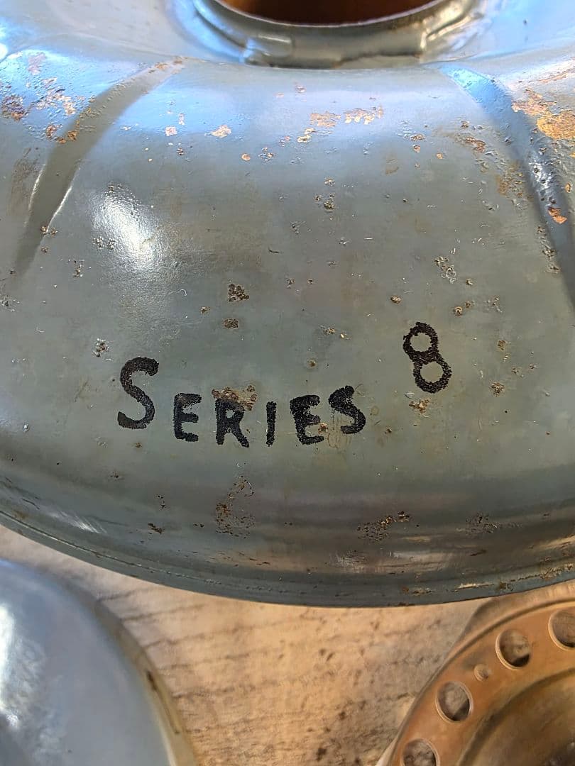 w*a様 激レア美品　 アラジンストーブ　8型 ビンテージストーブ　ブルーグレー