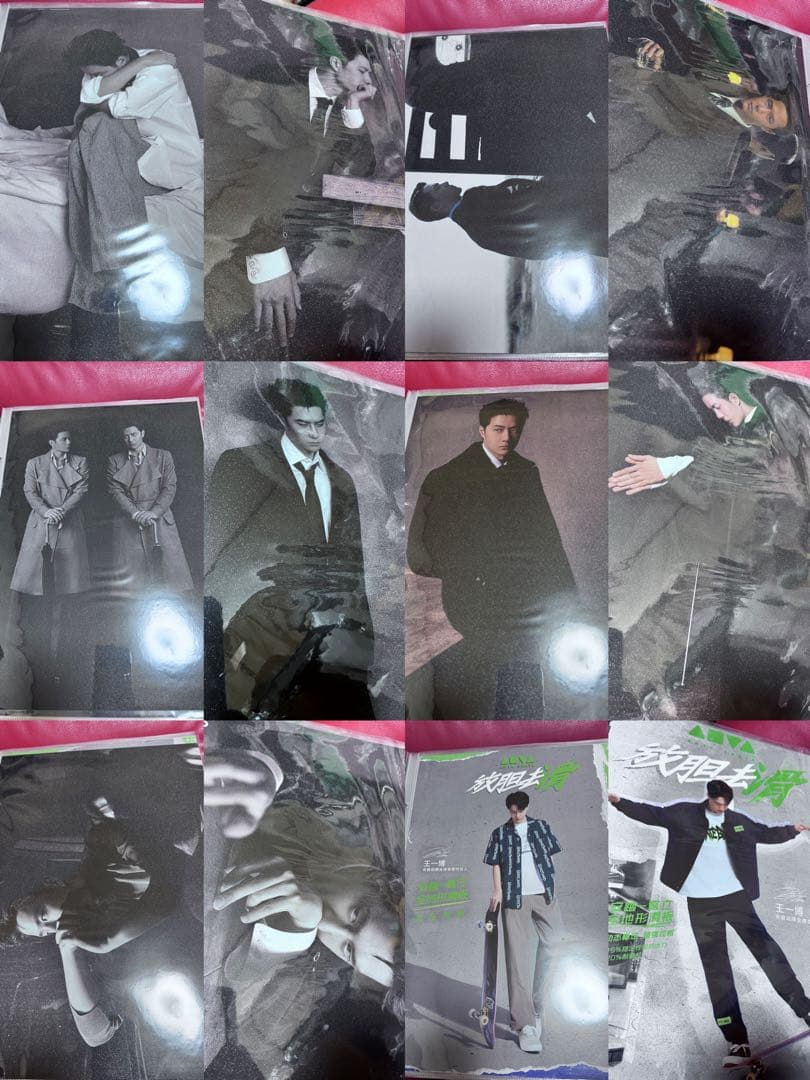 王一博ポスターカード　A4 55枚　両面