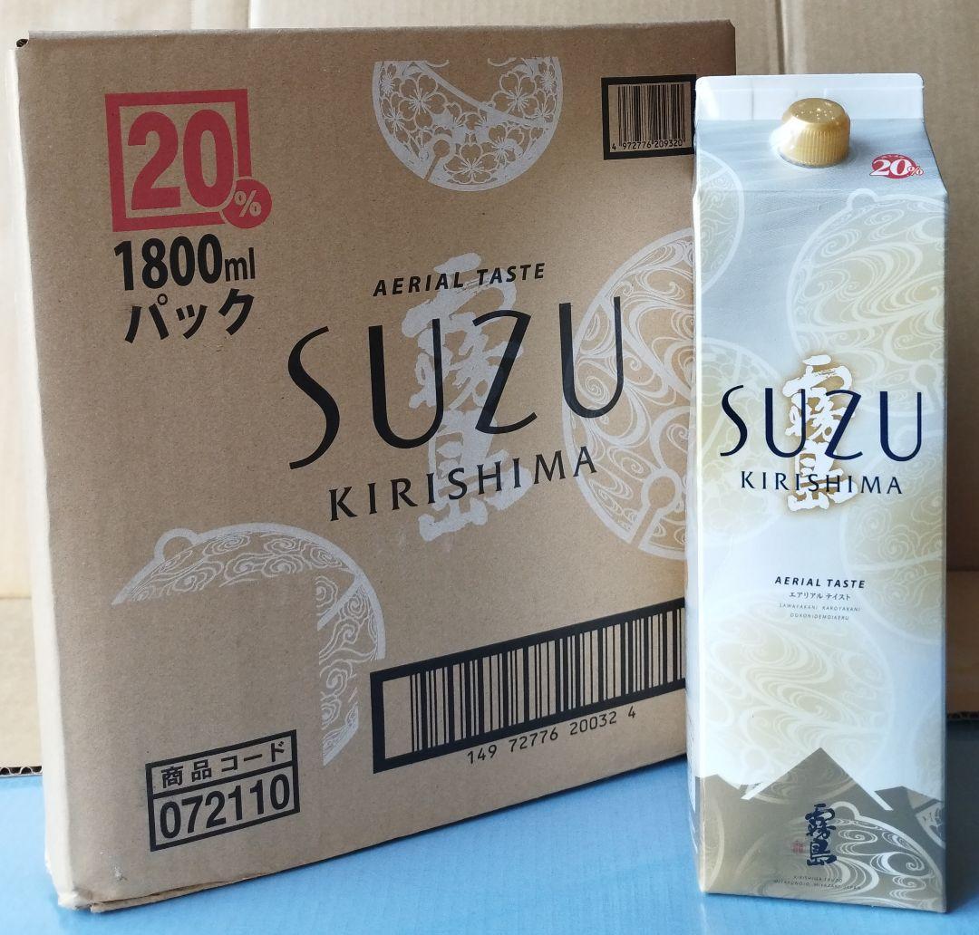 【宮崎県内限定商品】霧島SUZU(20度)1800ml×６本です。 芋焼酎