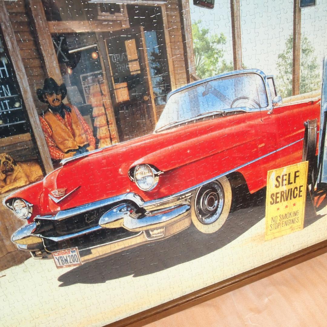 【美品】アメリカンカントリー ジグソーパズル 2000ピース ガソリンスタンド