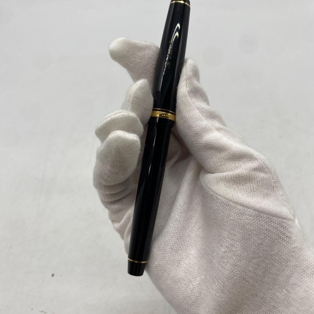 PILOT 14K-585 万年筆 ブラック×ゴールドペン先 SMサイズ