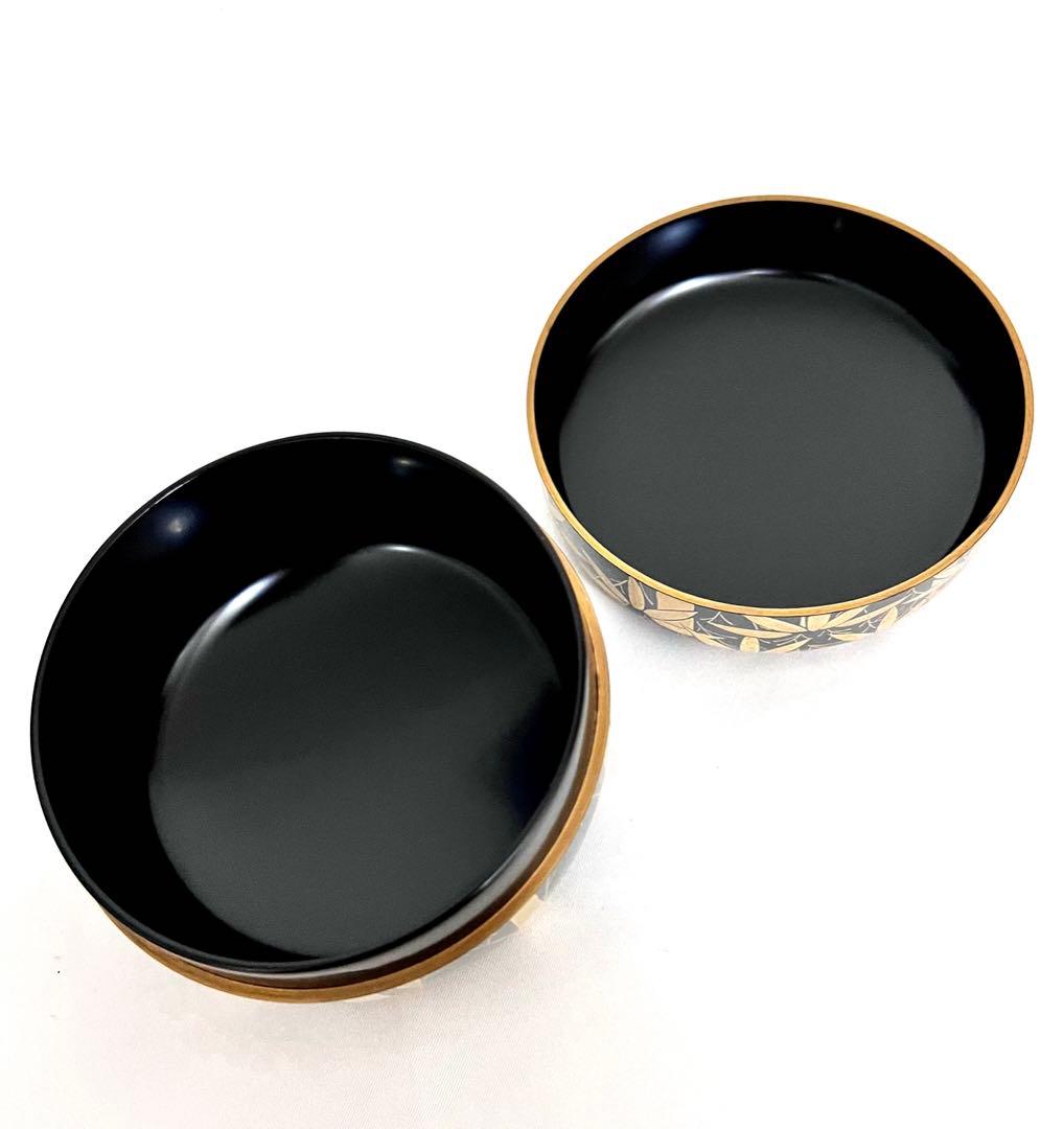 迎舟 棗 なつめ 竹林蒔絵 茶道具 共箱