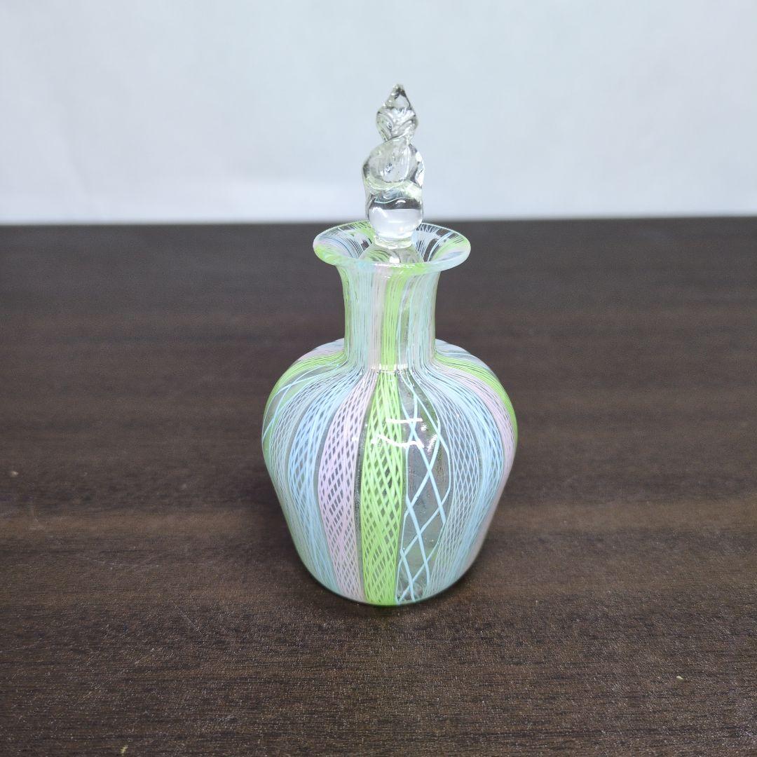 ムラーノ カラフル レースガラス 香水瓶